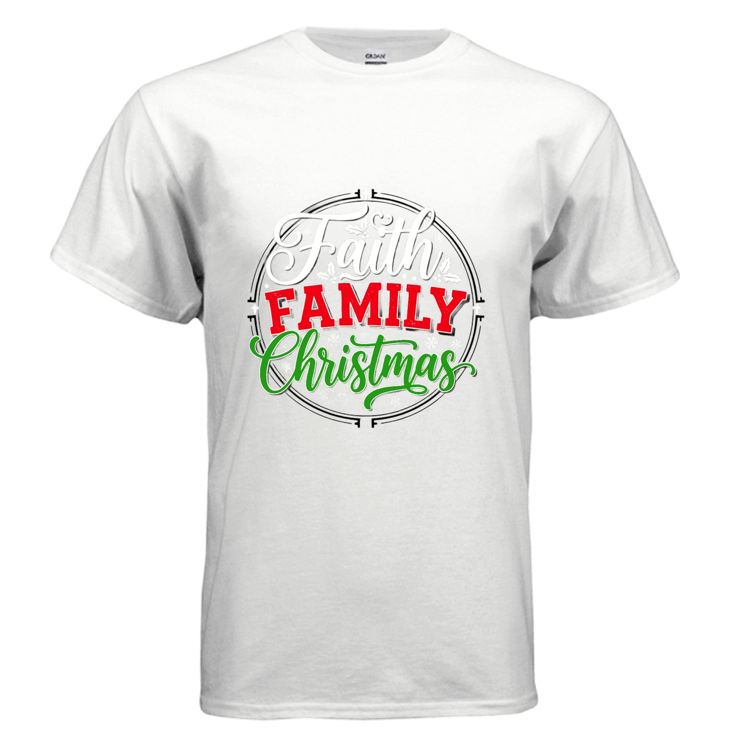 Faith Family Christmas Faith T-Shirt WHITE Salvation Clothing and Accessories Apparel