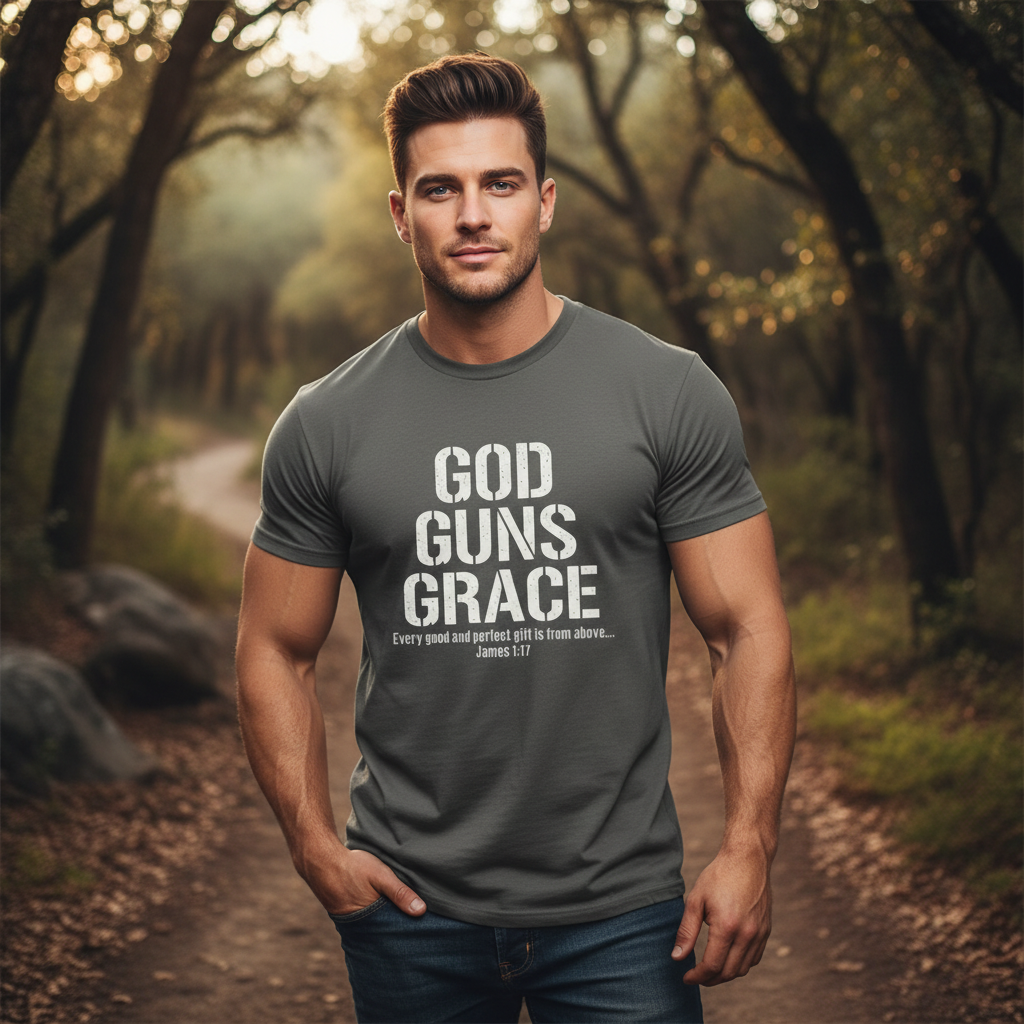 God Guns Grace Faith T-Shirt