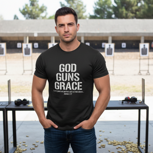 God Guns Grace Faith T-Shirt