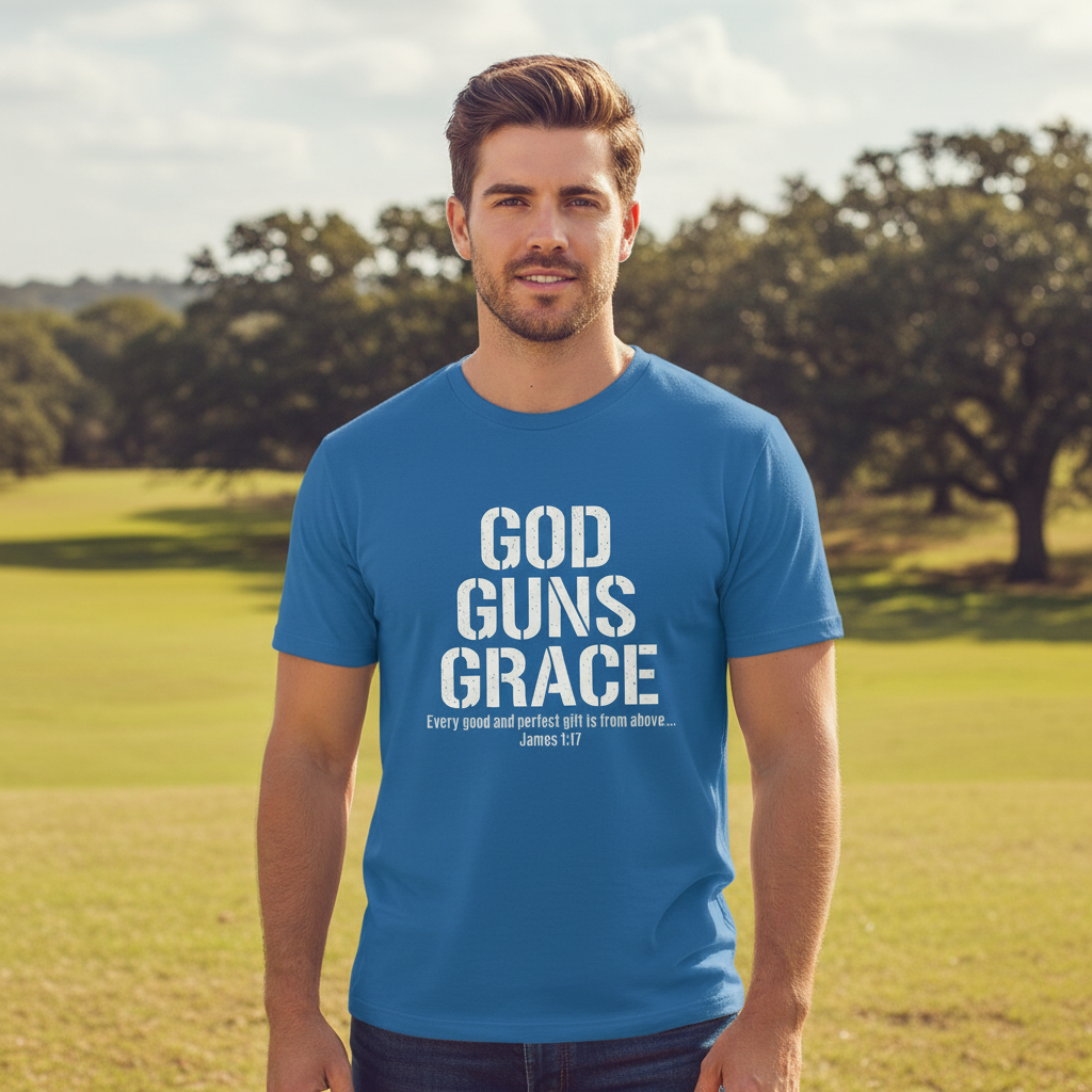 God Guns Grace Faith T-Shirt