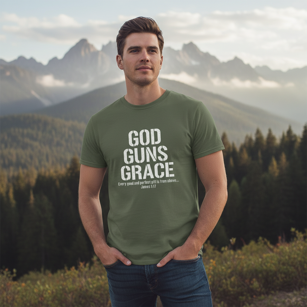 God Guns Grace Faith T-Shirt