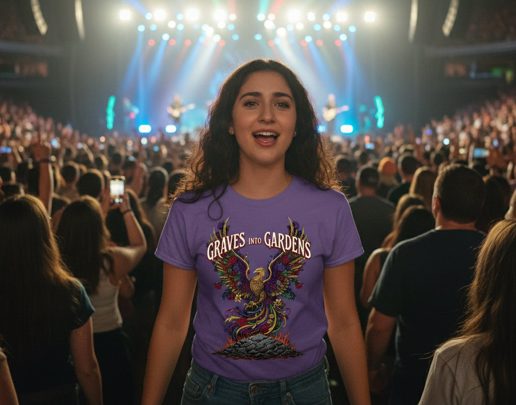 Garden To Graves Faith T-Shirt (Brandon Lake Inspired) Salvation Clothing and Accessories Apparel