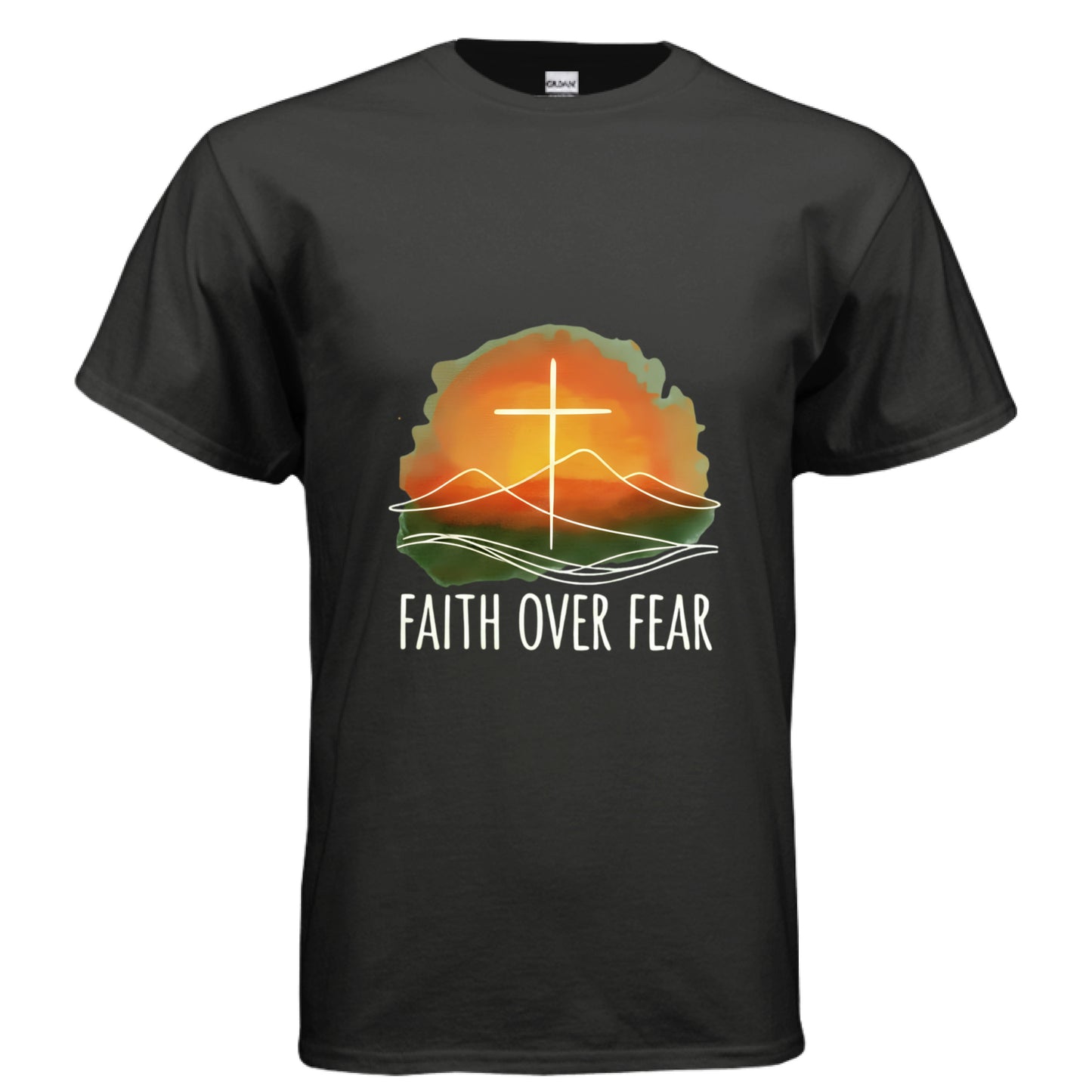 Faith Over Fear Faith T-Shirt BLACK Salvation Clothing and Accessories Apparel