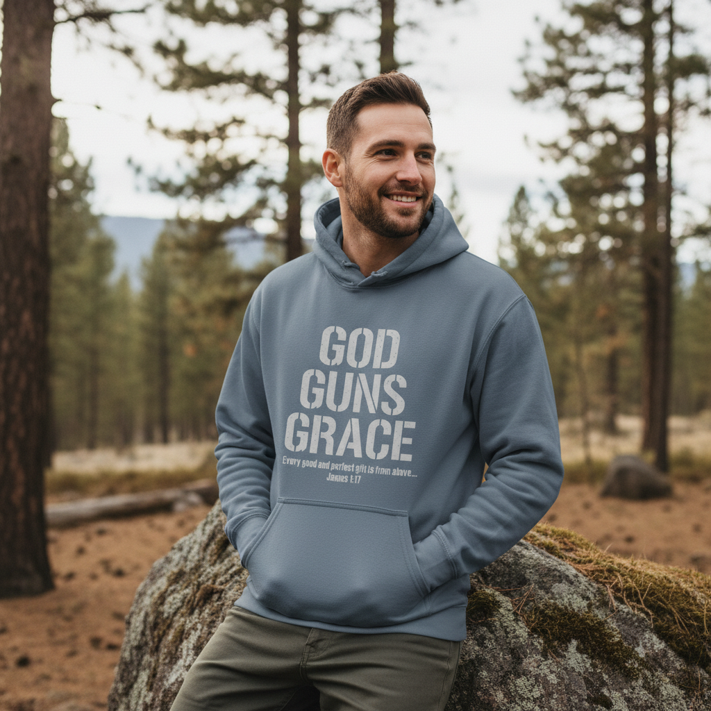 God Guns Grace Faith Hoodie