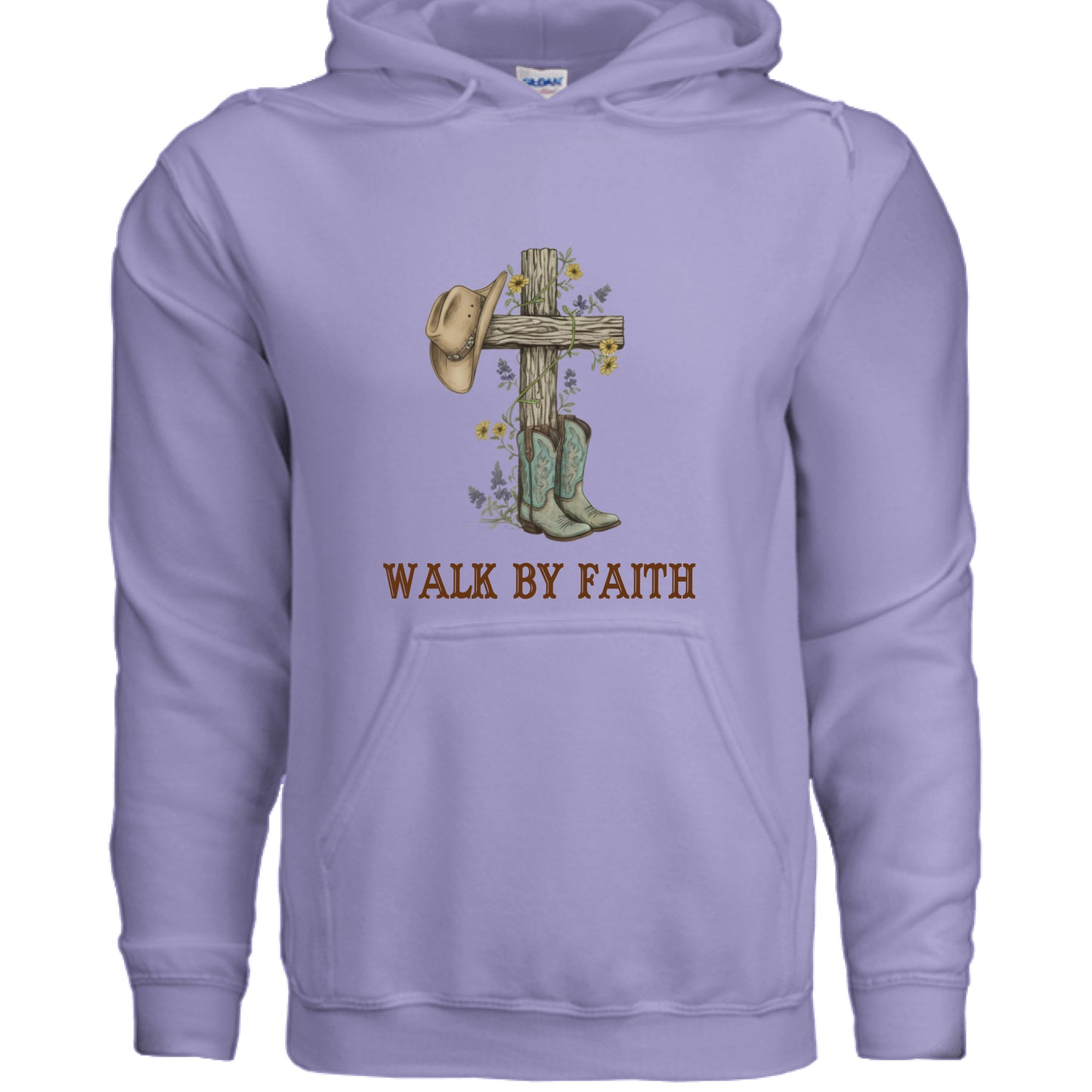 Walk by Faith Faith Hoodie VIOLET Salvation Clothing and Accessories Apparel