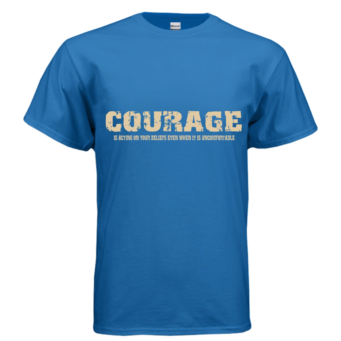 Courage Patriot T-Shirt-(Charlie Kirk Inspired) ROYAL Salvation Clothing and Accessories Apparel