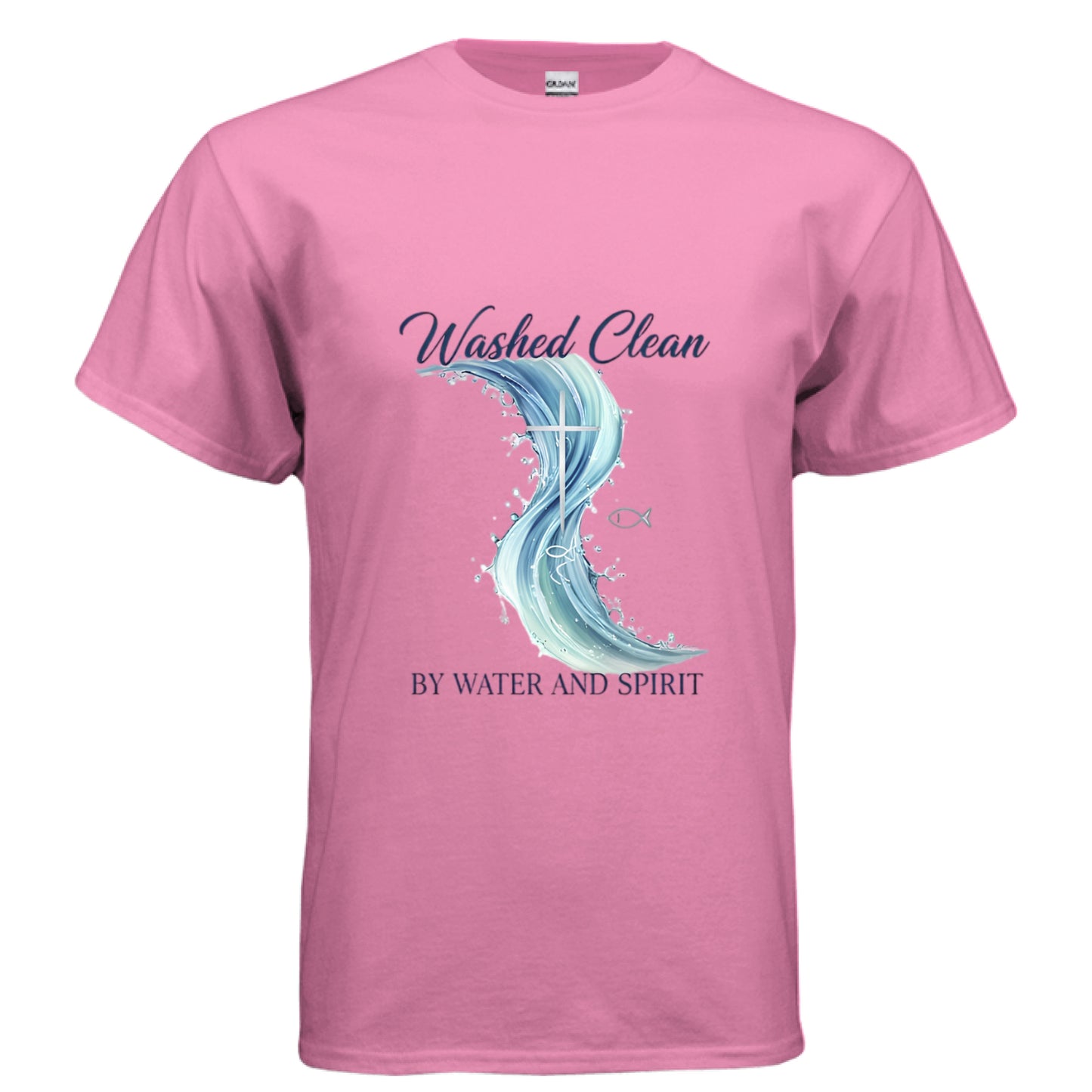 Washed Clean Faith T-Shirt (Baptism) AZALEA Salvation Clothing and Accessories Apparel