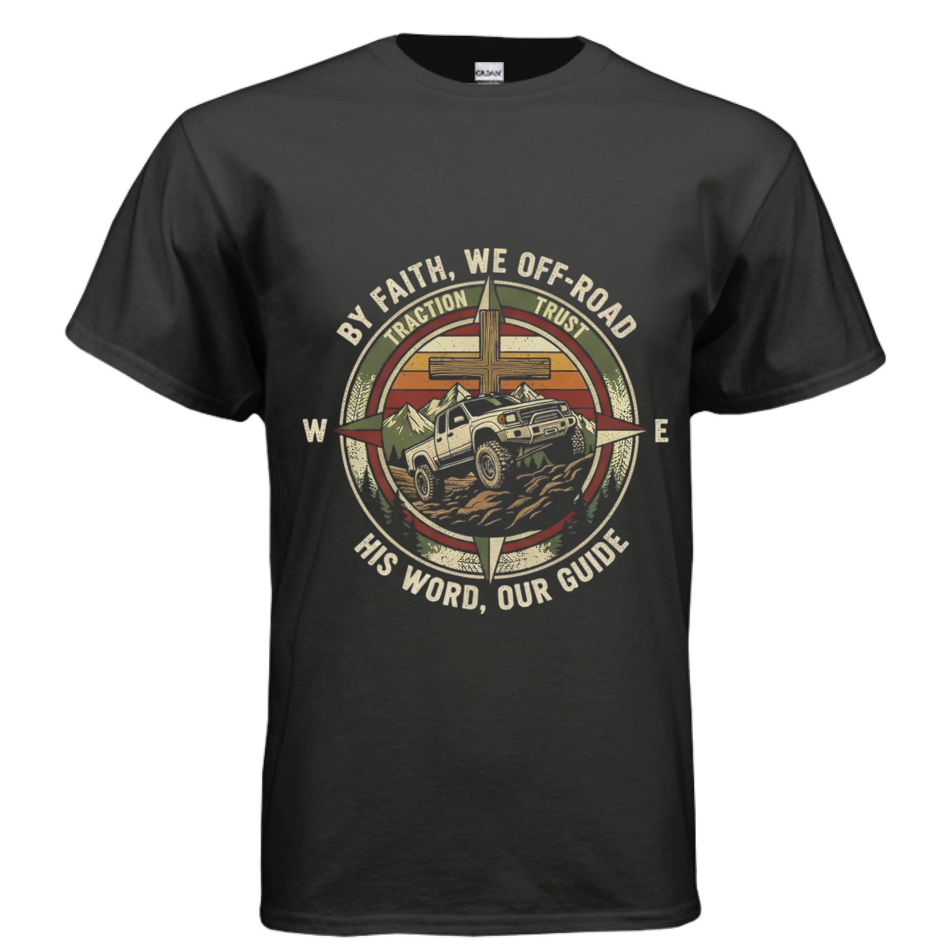 By Faith We Off-Road Faith T-Shirt BLACK Salvation Clothing and Accessories Apparel