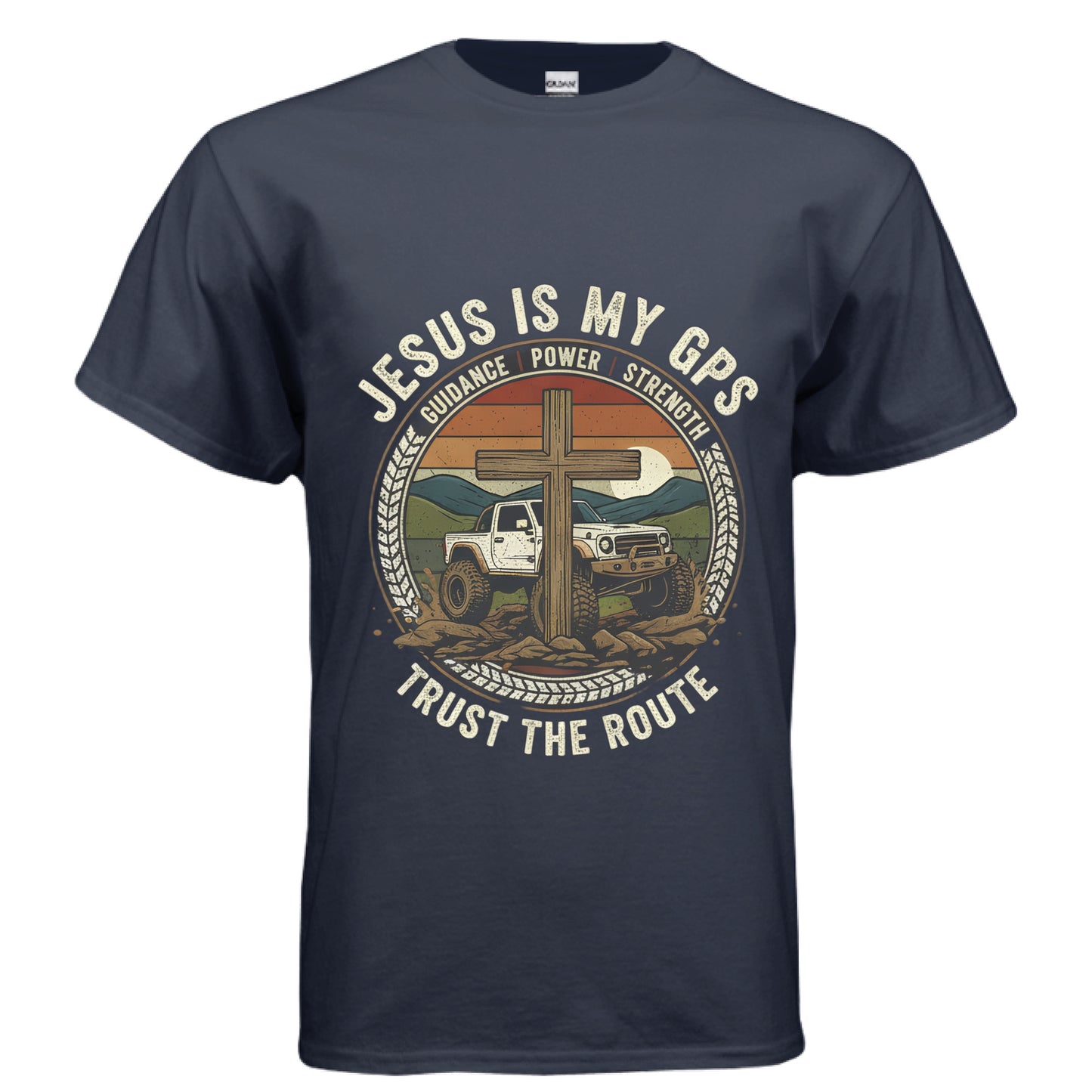 Jesus is my GPS Faith T-Shirt Salvation Clothing and Accessories Apparel