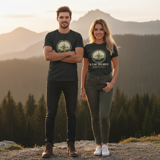 He is My True North Faith T-Shirt
