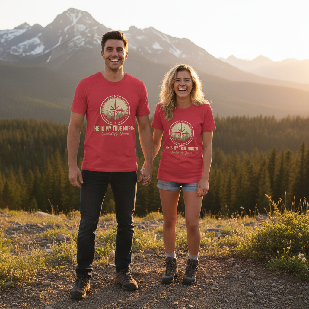 He is My True North Faith T-Shirt