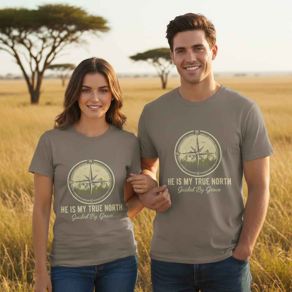 He is My True North Faith T-Shirt