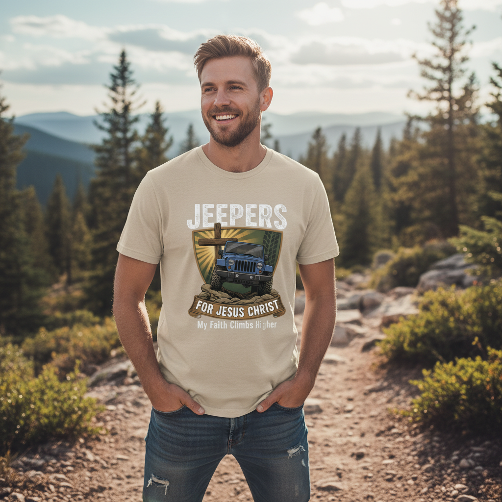 Jeepers for Christ Faith T-Shirt