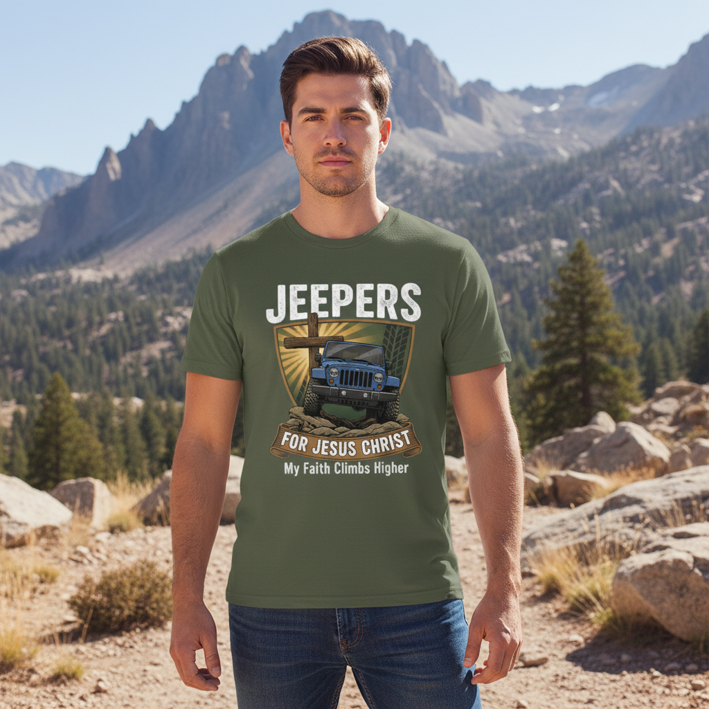 Jeepers for Christ Faith T-Shirt