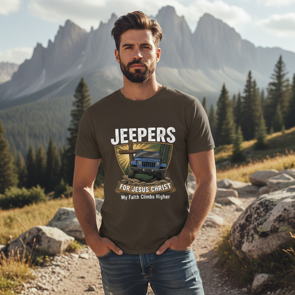 Jeepers for Christ Faith T-Shirt