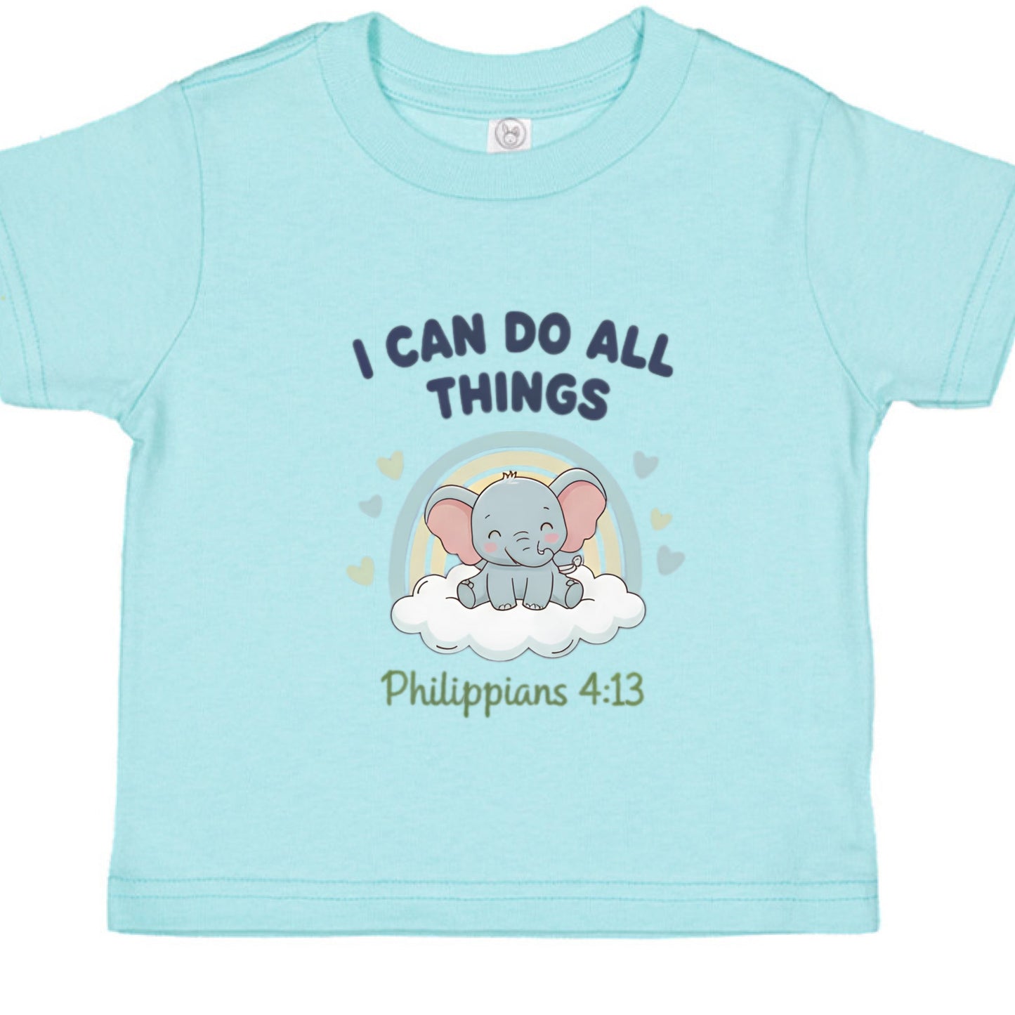 I Can Do All Things Baby Philippians 4:13 Faith T-Shirt CHILL Salvation Clothing and Accessories Apparel