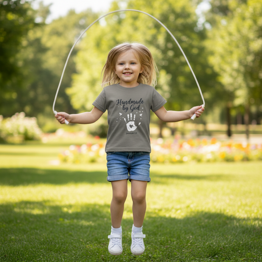 Handmade Jeremiah 1:5 Faith Girls Toddler T-Shirt Salvation Clothing and Accessories Apparel