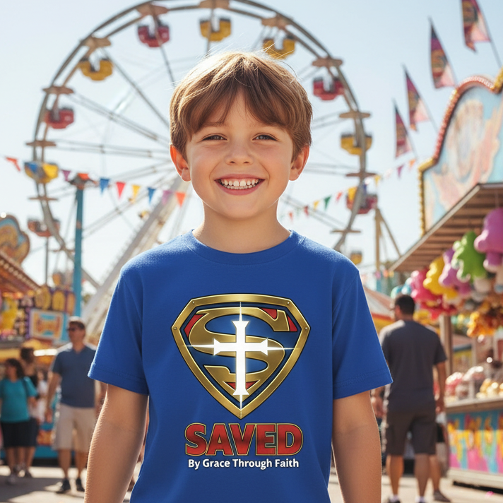 Saved Faith kids T-Shirt Salvation FaithWear Apparel
