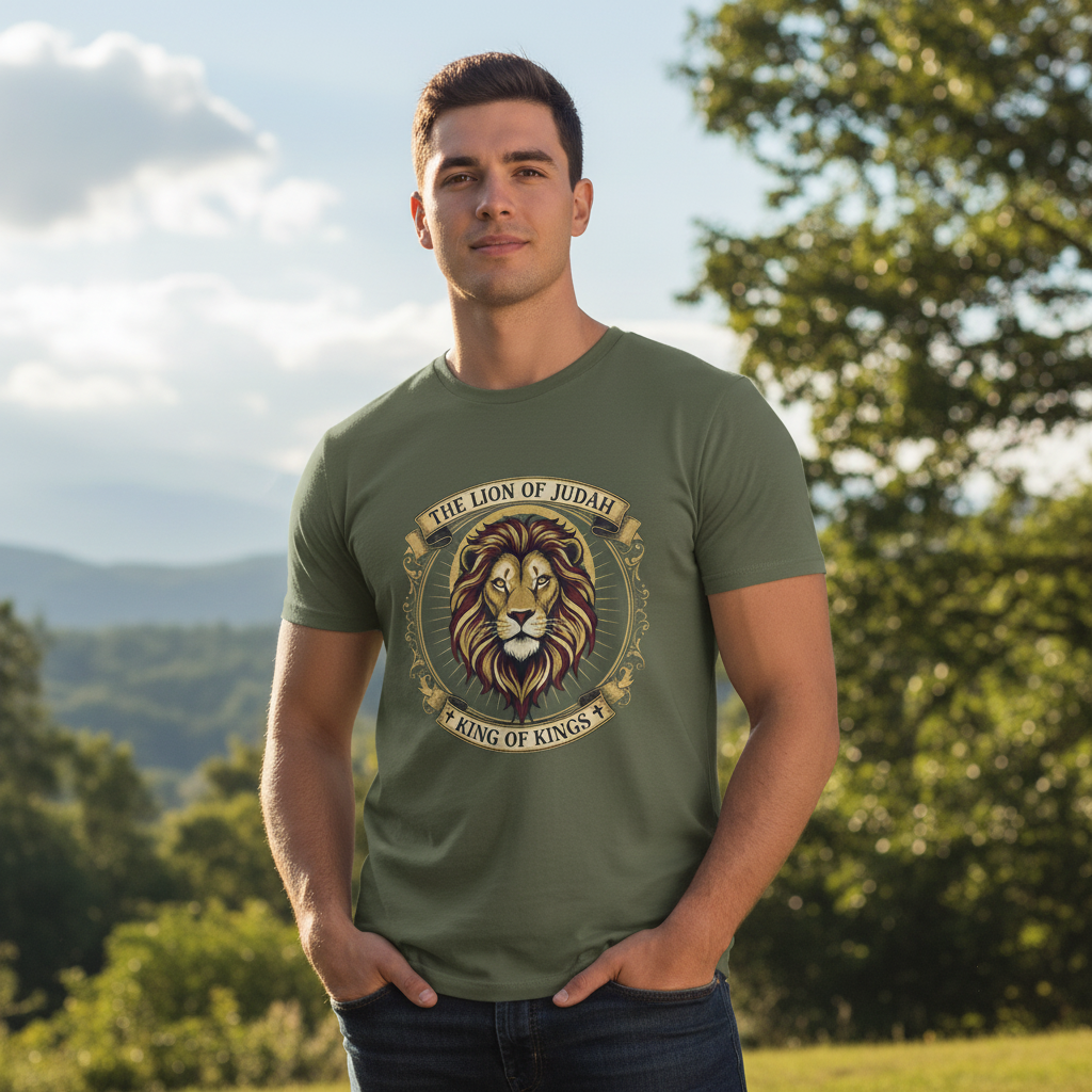 Lion of Judah King of Kings Faith T-Shirt