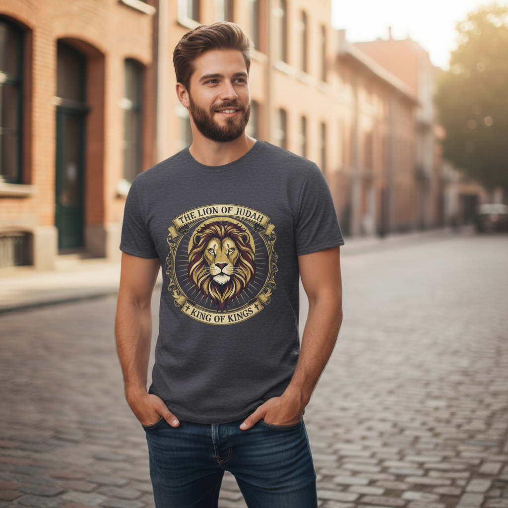 Lion of Judah King of Kings Faith T-Shirt