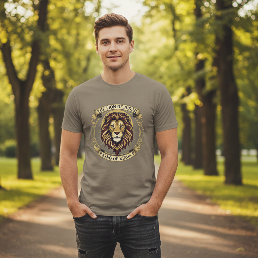 Lion of Judah King of Kings Faith T-Shirt