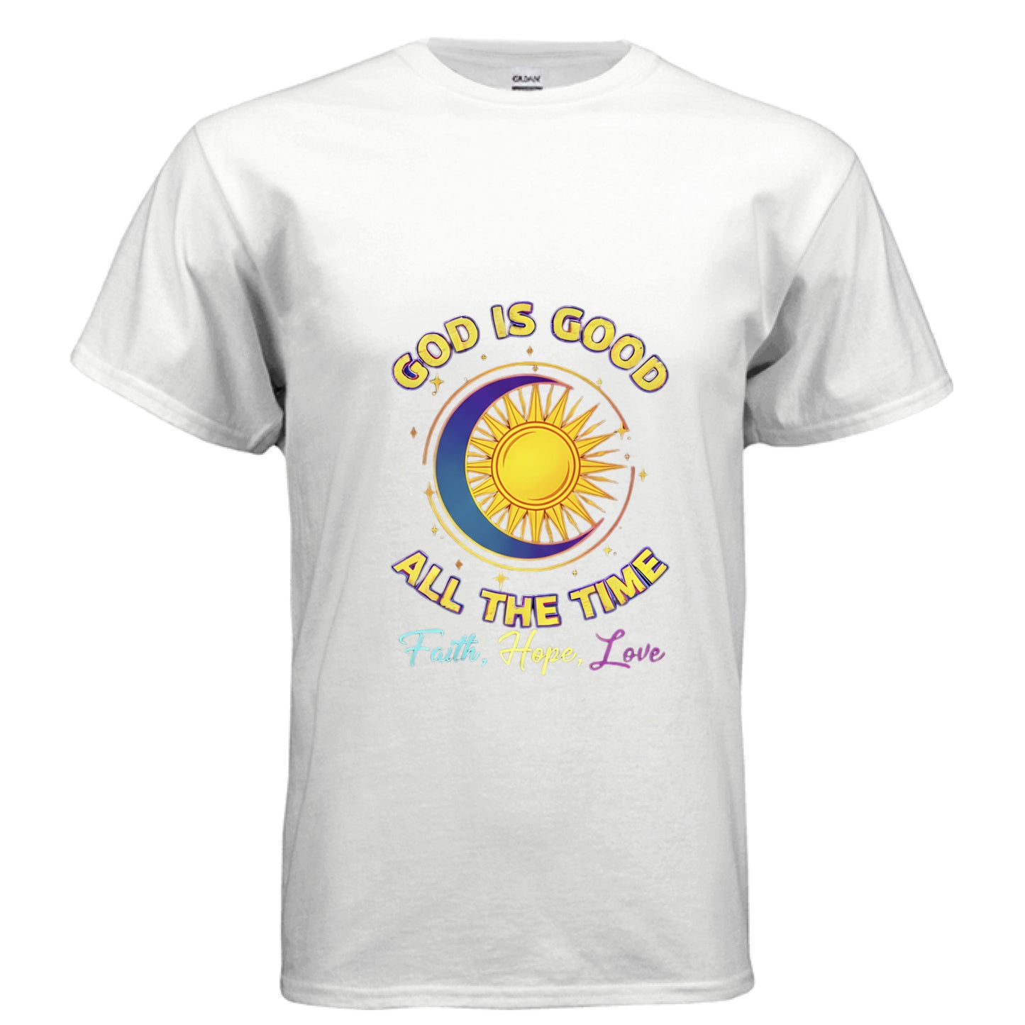 God is good all the time Faith T-Shirt WHITE Salvation Clothing and Accessories Apparel