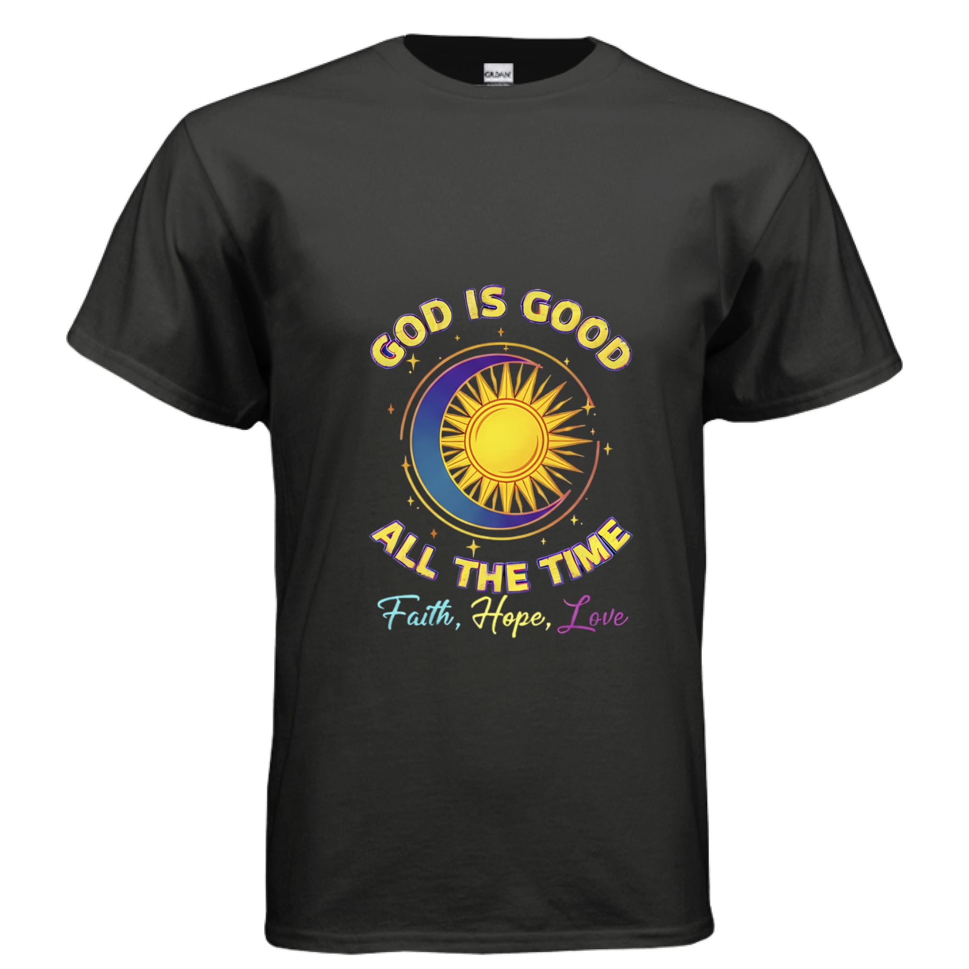 God is good all the time Faith T-Shirt BLACK Salvation Clothing and Accessories Apparel
