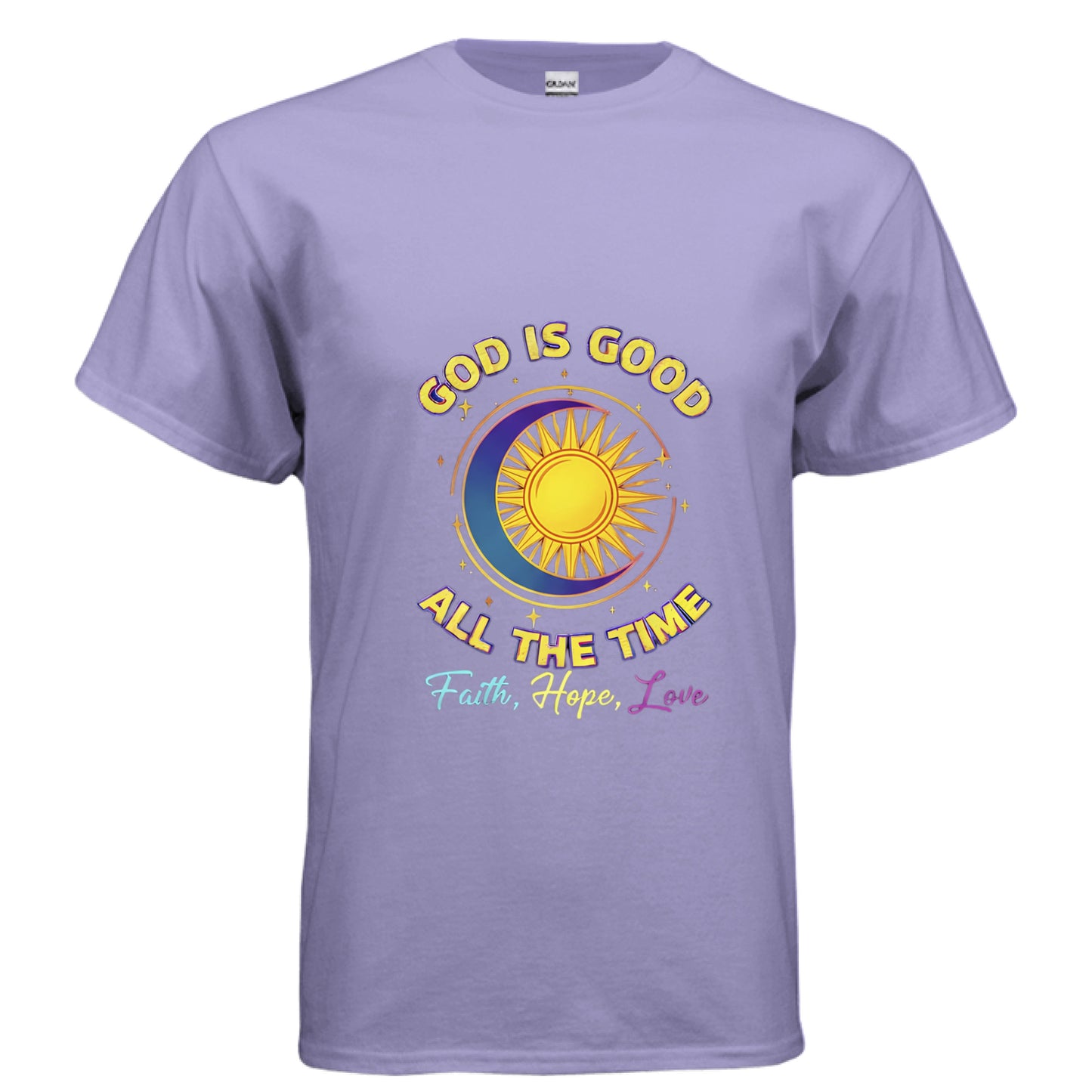 God is good all the time Faith T-Shirt VIOLET Salvation Clothing and Accessories Apparel