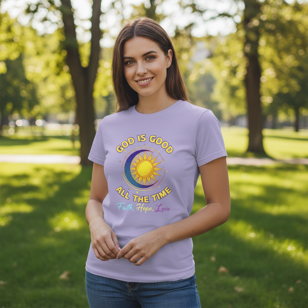 God is good all the time Faith T-Shirt Salvation Clothing and Accessories Apparel