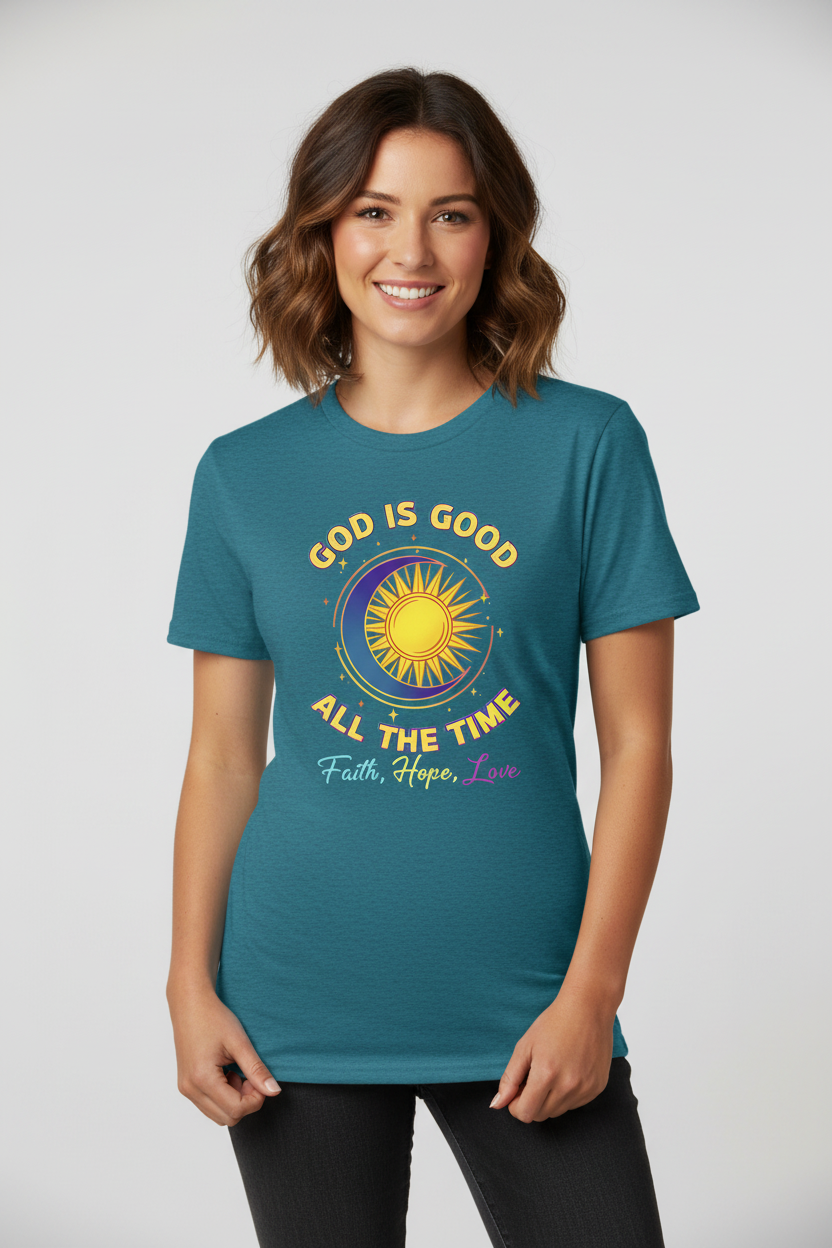 God is good all the time Faith T-Shirt Salvation Clothing and Accessories Apparel