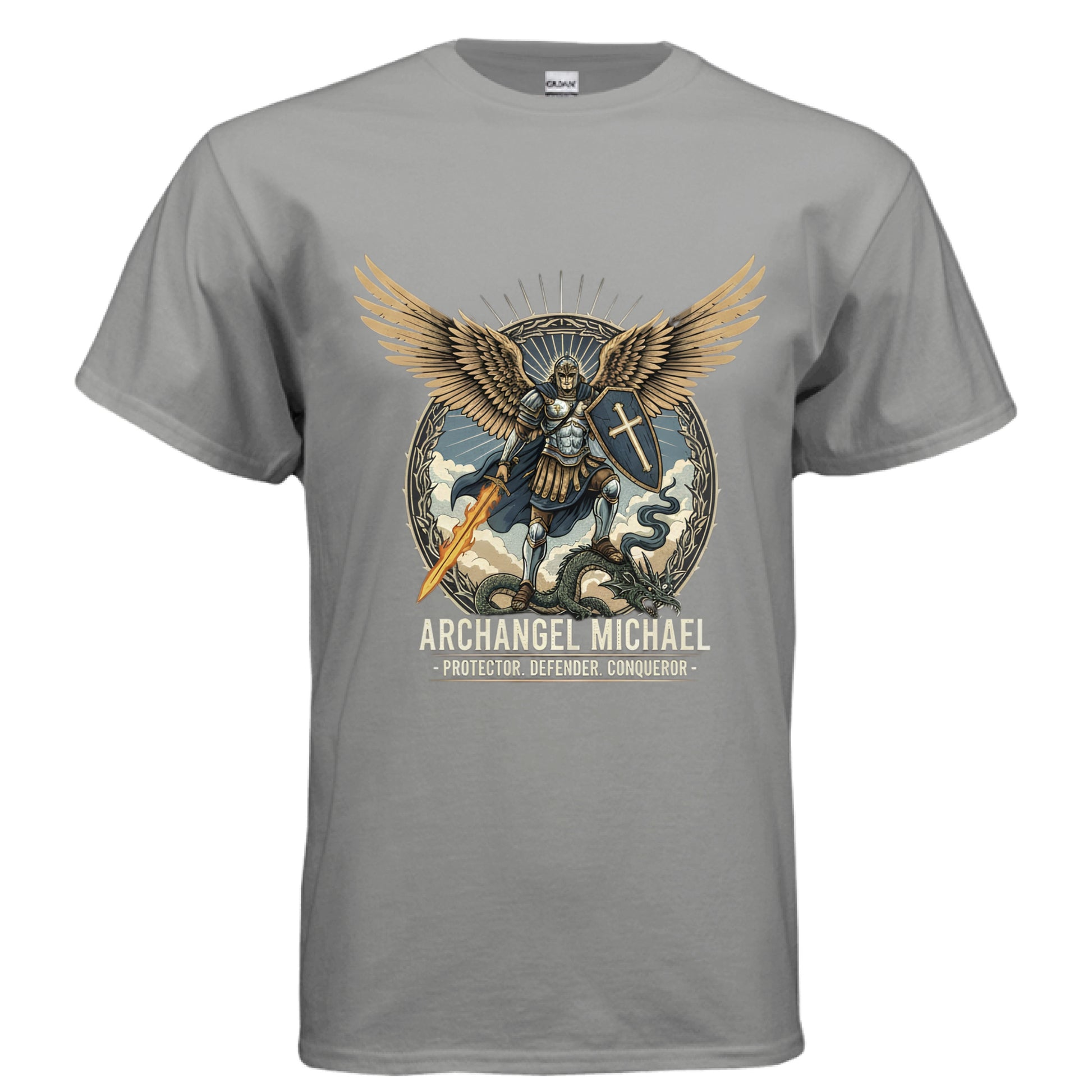 Archangel Michael Faith T-Shirt Salvation Clothing and Accessories Apparel
