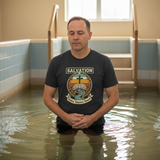 Salvation Washed Redeemed Renewed Faith T-Shirt Salvation Clothing and Accessories Apparel