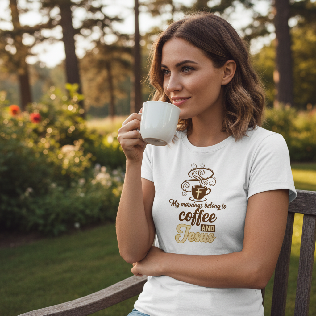 Coffee and Jesus Faith T-Shirt