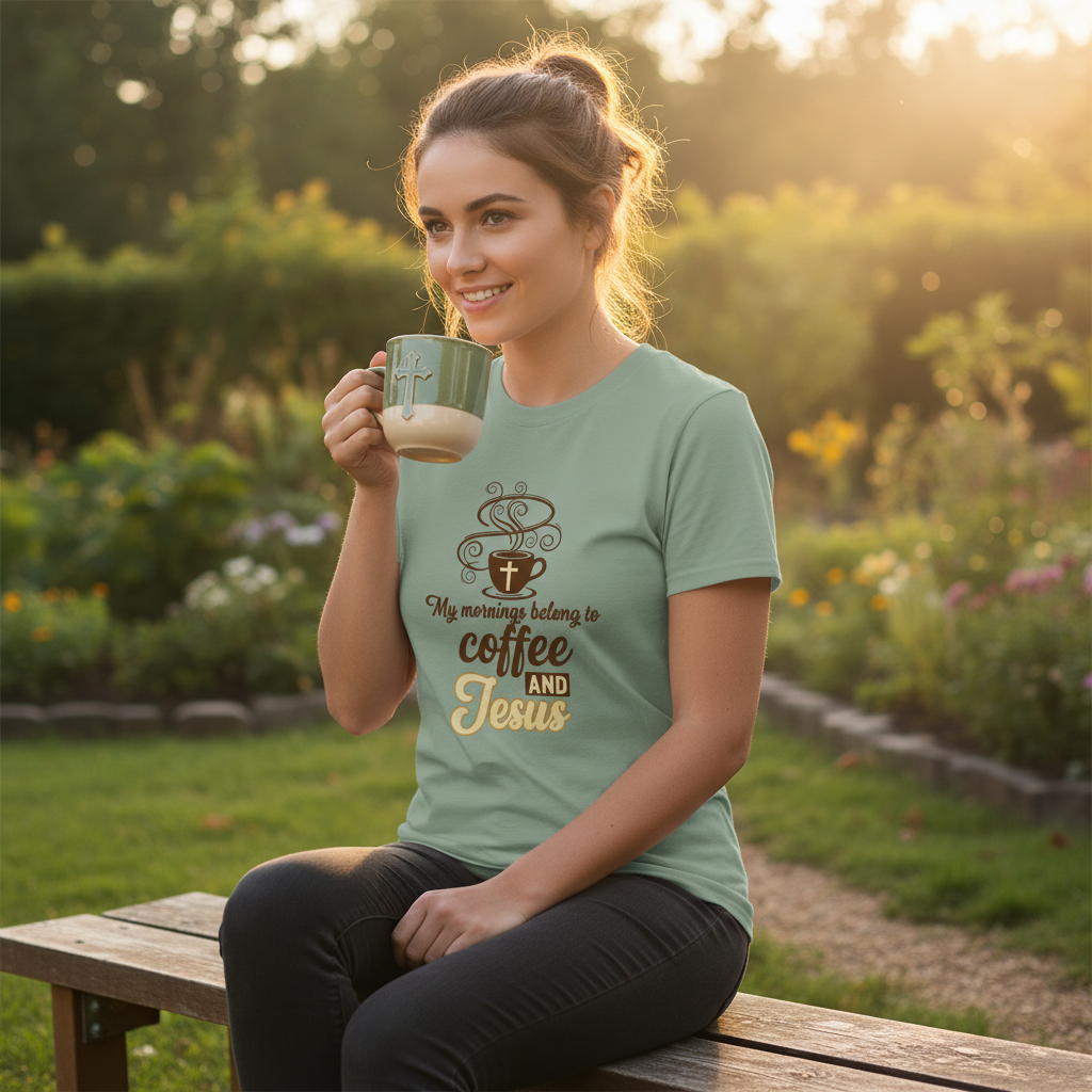 Coffee and Jesus Faith T-Shirt