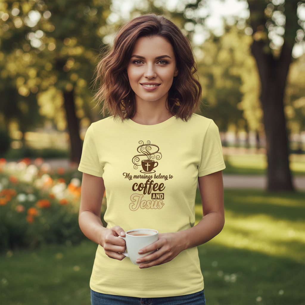 Coffee and Jesus Faith T-Shirt
