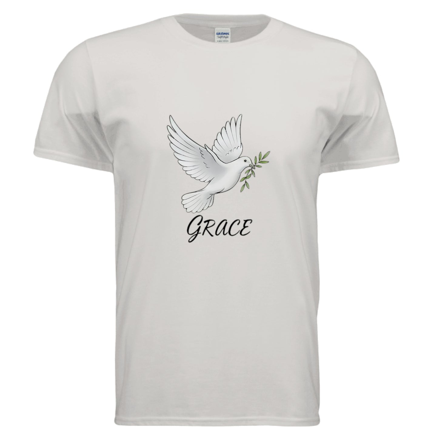 Grace Faith T-Shirt Ice Grey Salvation Clothing and Accessories