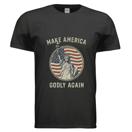 Make America Godly Again MAGA T-Shirt BLACK Salvation Clothing and Accessories Apparel