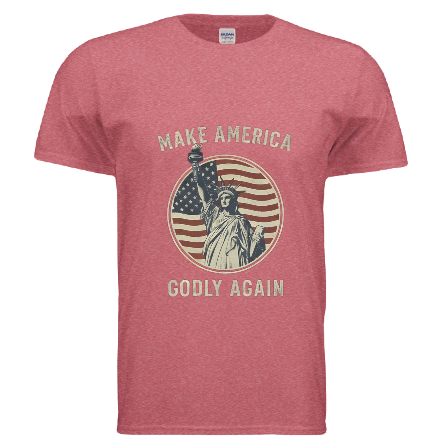 Make America Godly Again MAGA T-Shirt HEATHER RED Salvation Clothing and Accessories Apparel
