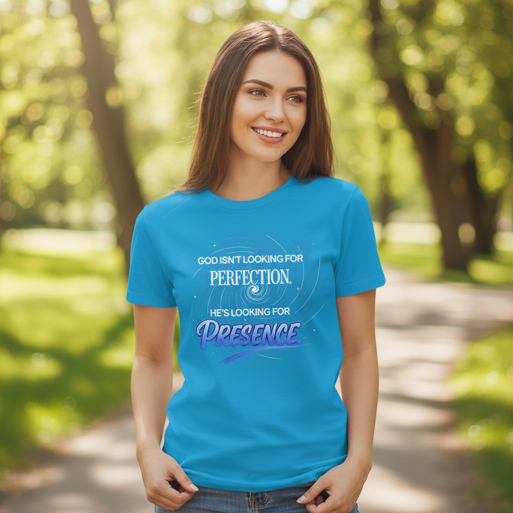 God isn't looking for Perfection Faith T-Shirt