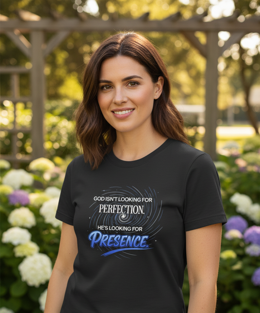 God isn't looking for Perfection Faith T-Shirt