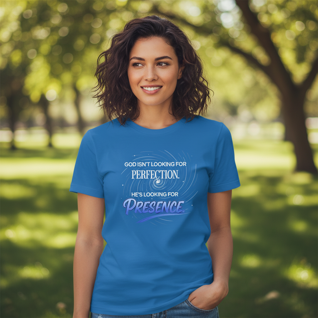 God isn't looking for Perfection Faith T-Shirt