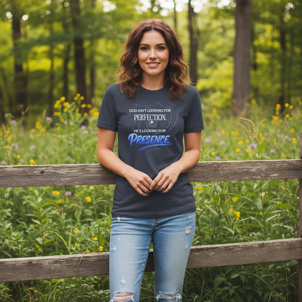 God isn't looking for Perfection Faith T-Shirt