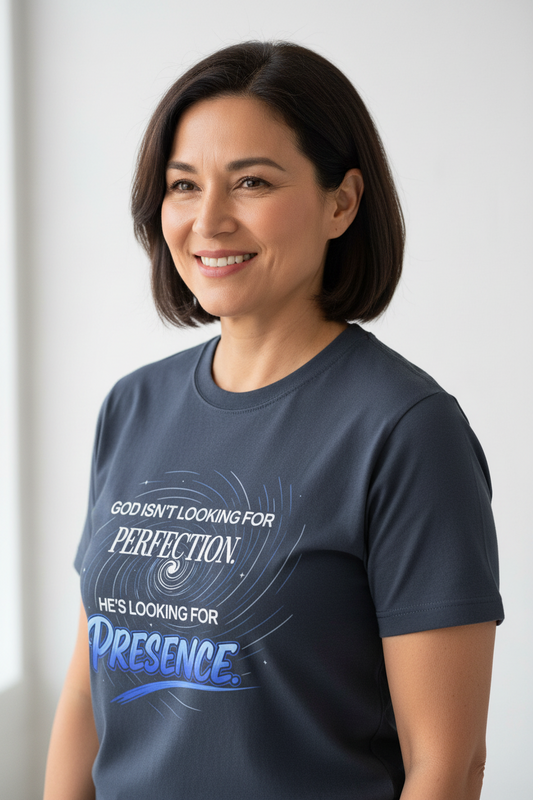 God isn't looking for Perfection Faith T-Shirt Salvation Clothing and Accessories