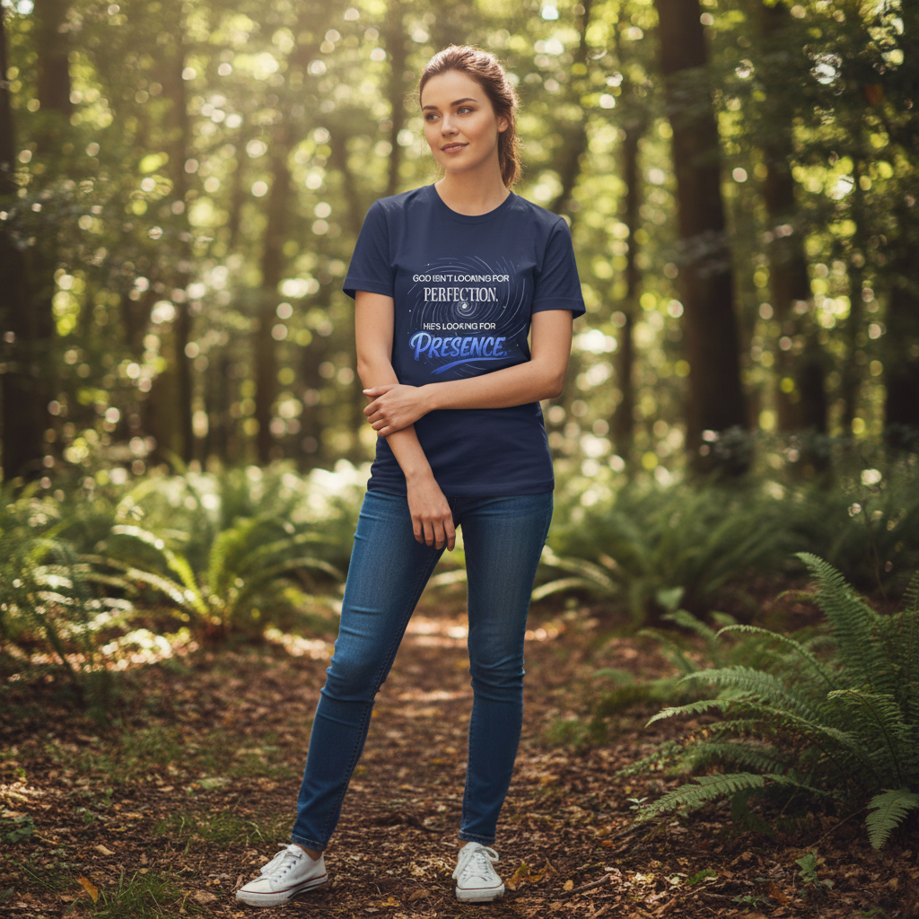 God isn't looking for Perfection Faith T-Shirt