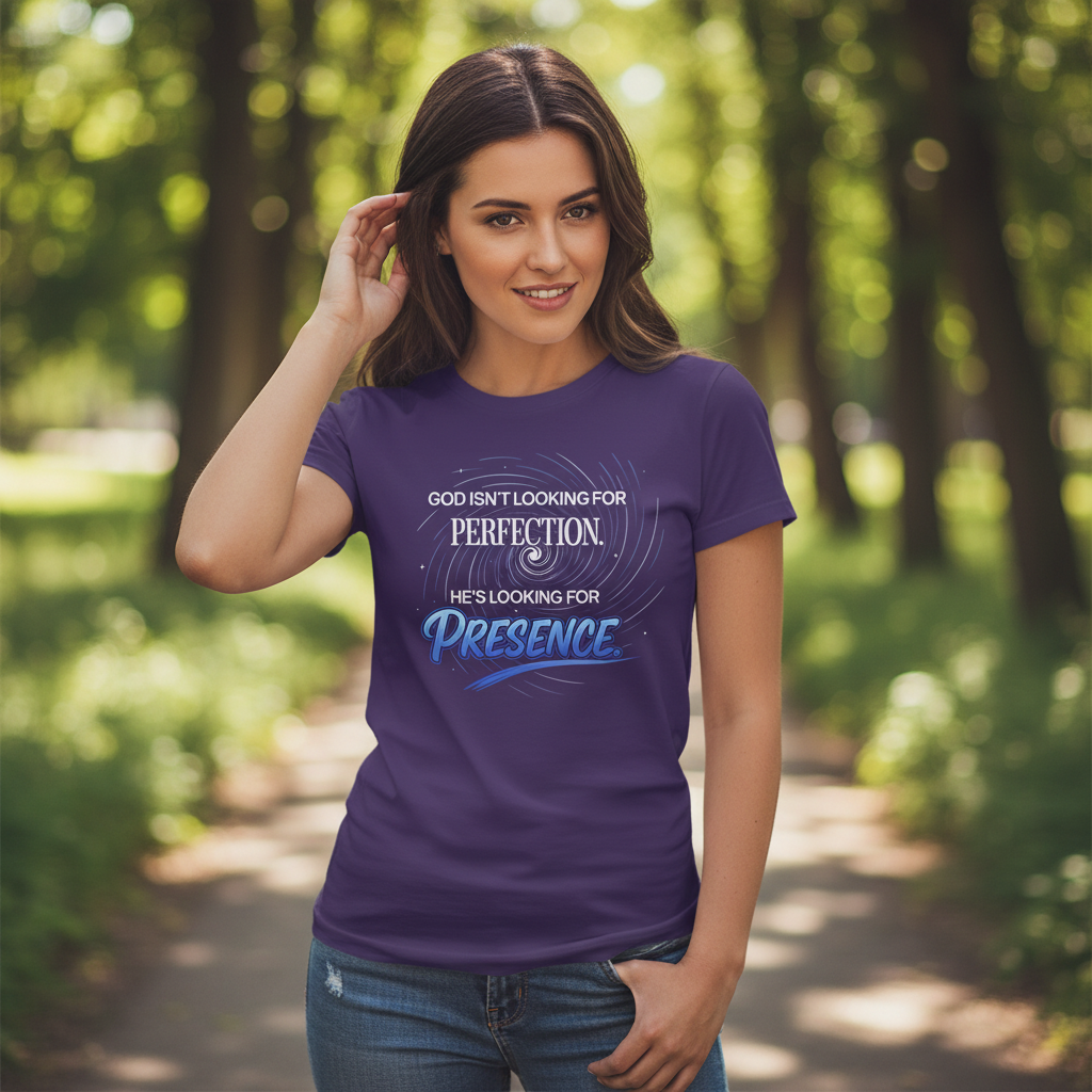God isn't looking for Perfection Faith T-Shirt