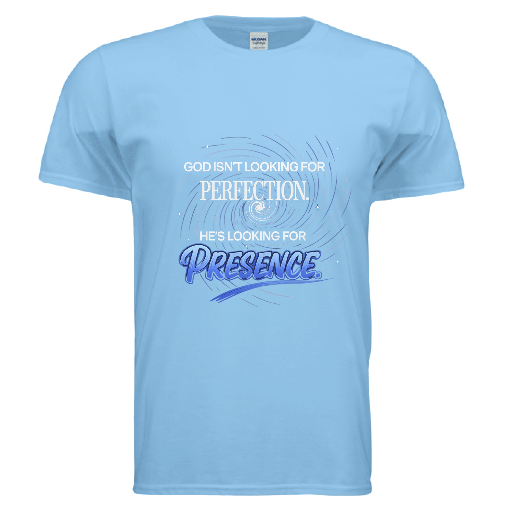 God isn't looking for Perfection Faith T-Shirt SKY Salvation FaithWear
