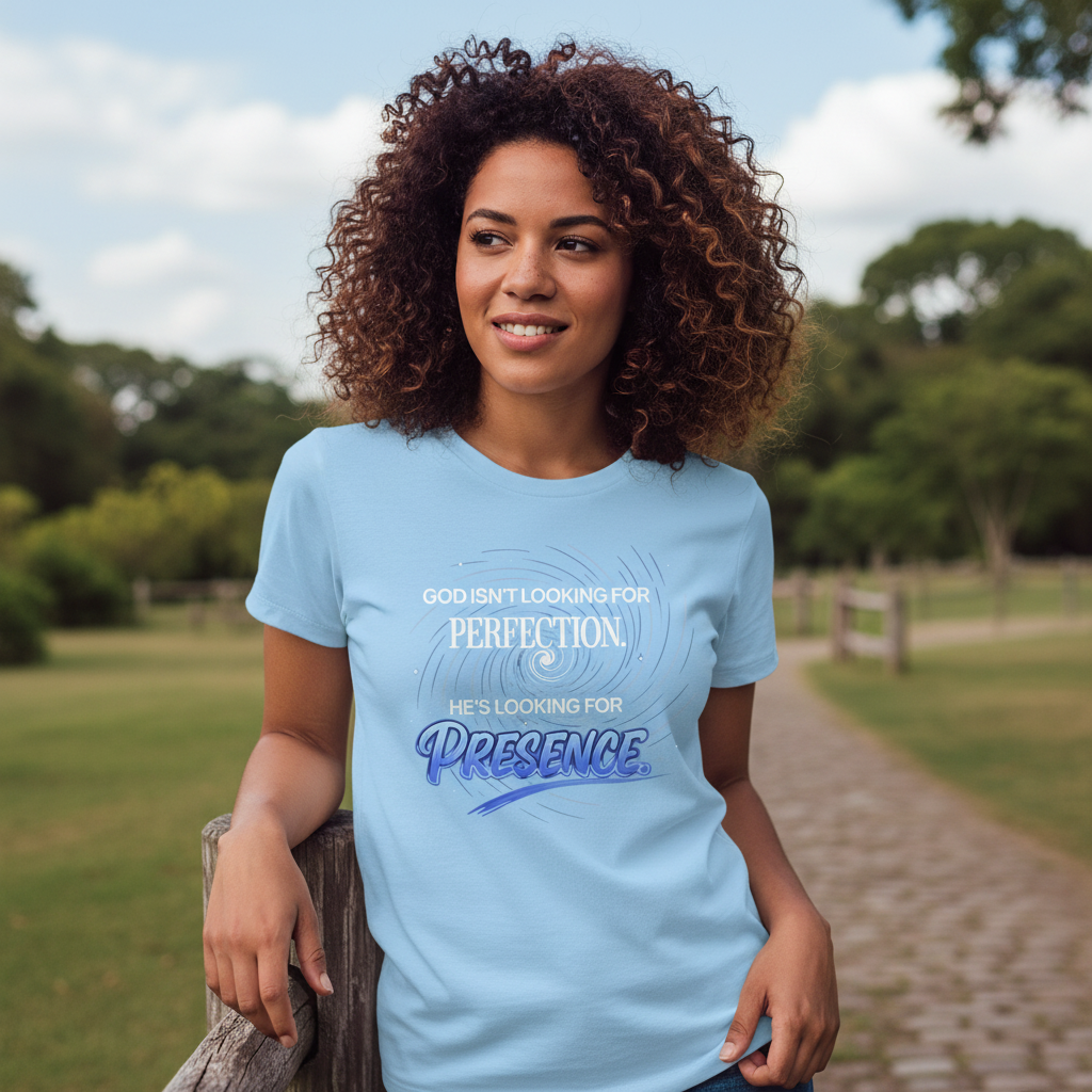 God isn't looking for Perfection Faith T-Shirt