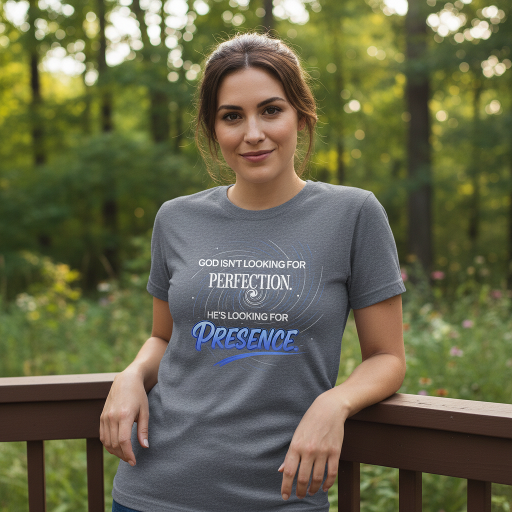 God isn't looking for Perfection Faith T-Shirt