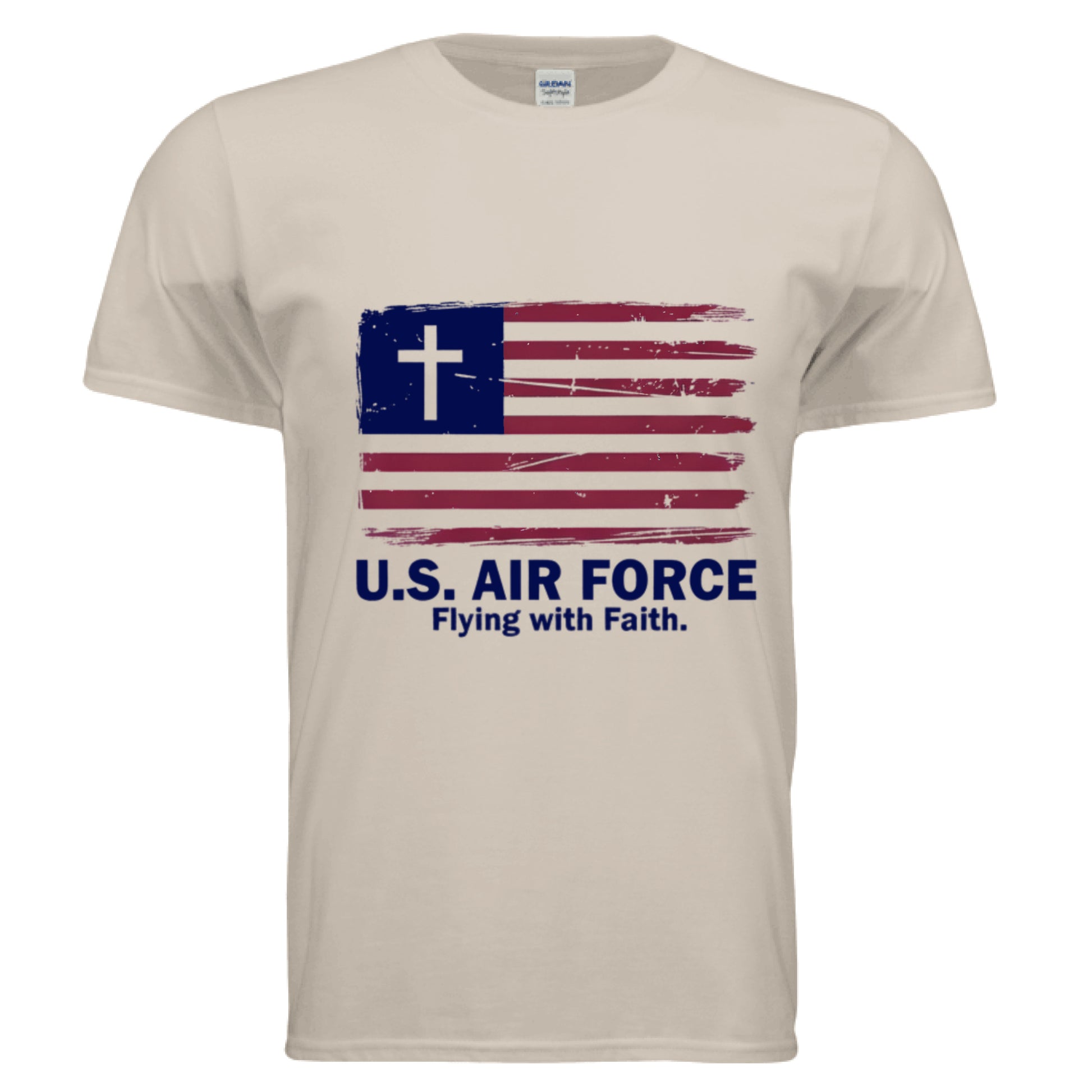 Flying with Faith Faith T-Shirt (Air Force) SAND Salvation FaithWear Apparel