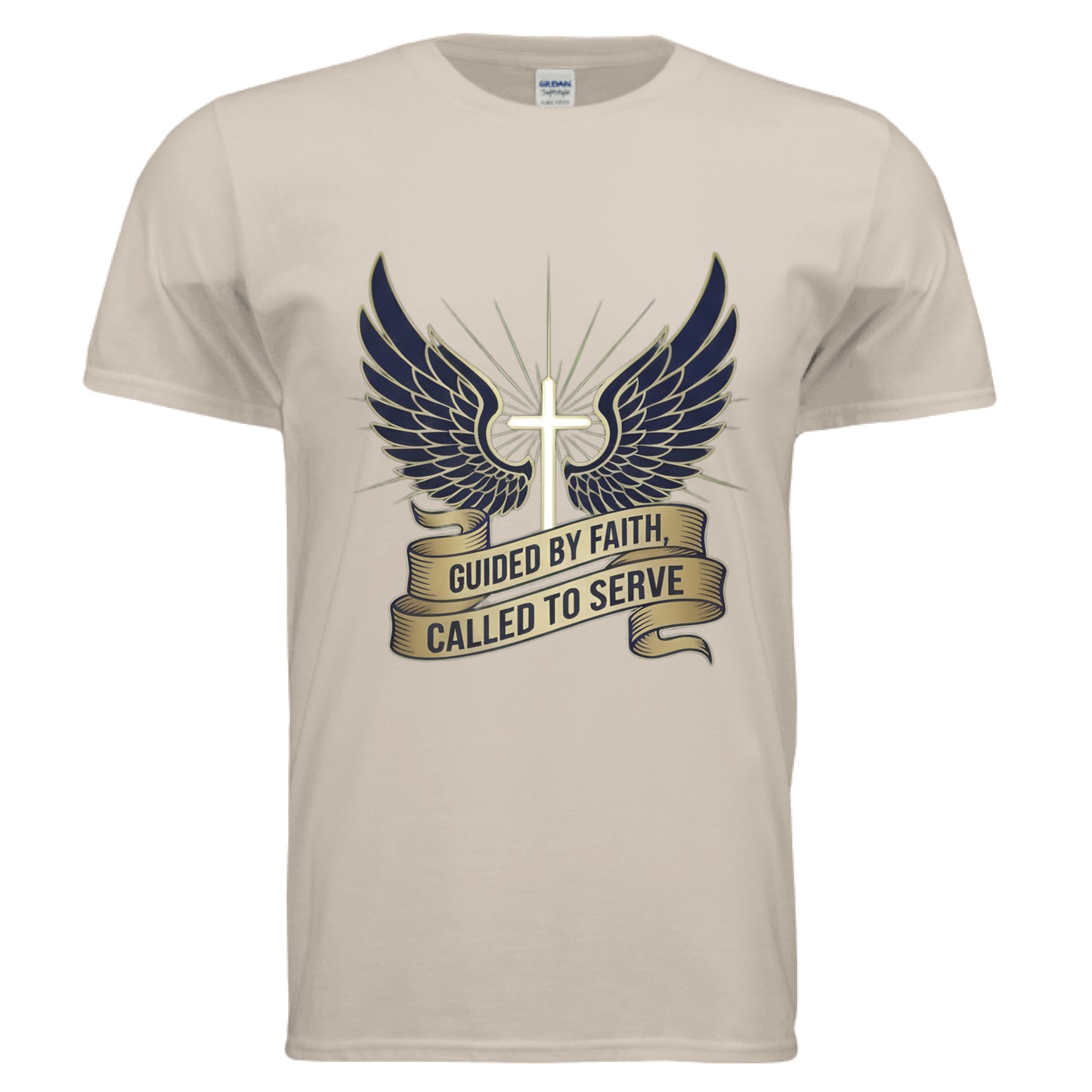 Guided by Faith Called to Serve Faith T-Shirt (Police) SAND Salvation Clothing and Accessories Apparel